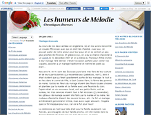 Tablet Screenshot of humeursdemelodie.canalblog.com