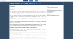 Desktop Screenshot of commentguerir.canalblog.com