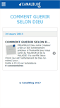 Mobile Screenshot of commentguerir.canalblog.com