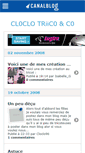 Mobile Screenshot of cloclotricotetco.canalblog.com