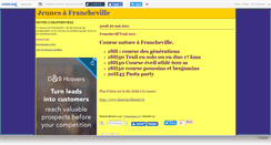 Desktop Screenshot of blogfrancheville.canalblog.com