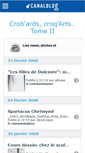 Mobile Screenshot of crobardcroqart2.canalblog.com