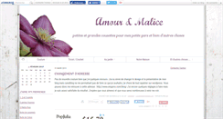 Desktop Screenshot of amouretmalice.canalblog.com