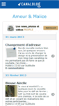 Mobile Screenshot of amouretmalice.canalblog.com