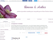 Tablet Screenshot of amouretmalice.canalblog.com