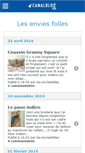 Mobile Screenshot of lesenviesfolles.canalblog.com