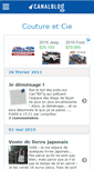 Mobile Screenshot of coutureetcie.canalblog.com