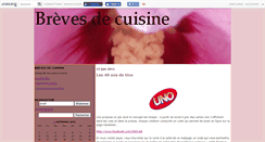 Desktop Screenshot of brevesdecuisine.canalblog.com