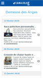 Mobile Screenshot of demeuredesanges.canalblog.com