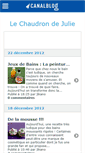 Mobile Screenshot of chaudrondejulie.canalblog.com