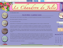 Tablet Screenshot of chaudrondejulie.canalblog.com
