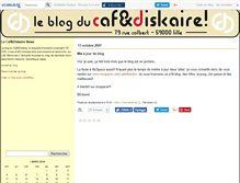 Tablet Screenshot of lecafediskaire.canalblog.com
