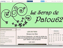 Tablet Screenshot of lescrapdepatou62.canalblog.com