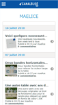 Mobile Screenshot of maelice.canalblog.com