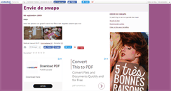 Desktop Screenshot of enviedeswaps.canalblog.com