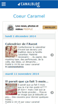 Mobile Screenshot of coeurcaramel.canalblog.com