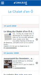 Mobile Screenshot of lechaletdeno.canalblog.com