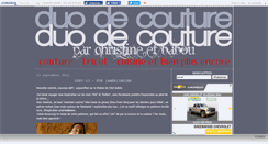 Desktop Screenshot of duodecouture.canalblog.com