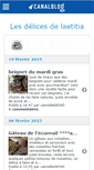 Mobile Screenshot of delicescooking.canalblog.com