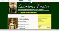 Desktop Screenshot of lederhosepiraten.canalblog.com
