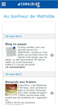 Mobile Screenshot of chezmathilde.canalblog.com