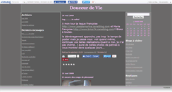 Desktop Screenshot of douceurdevie.canalblog.com