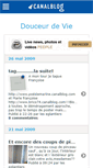 Mobile Screenshot of douceurdevie.canalblog.com
