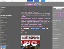 Tablet Screenshot of douceurdevie.canalblog.com