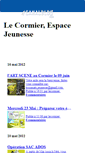Mobile Screenshot of espacecormier.canalblog.com