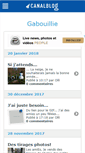 Mobile Screenshot of gabouillie.canalblog.com