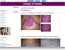 Tablet Screenshot of conseilaufeminin.canalblog.com