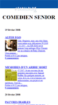 Mobile Screenshot of comediensenior.canalblog.com