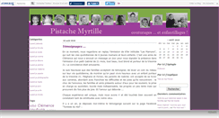 Desktop Screenshot of pistachemyrtille.canalblog.com