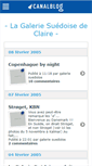 Mobile Screenshot of galeriesuedoise.canalblog.com