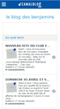 Mobile Screenshot of benjaminshouches.canalblog.com