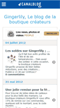 Mobile Screenshot of gingembre.canalblog.com