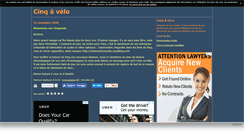 Desktop Screenshot of cinqavelo.canalblog.com