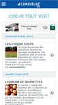 Mobile Screenshot of coeurtoutvert.canalblog.com