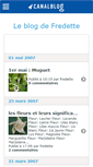 Mobile Screenshot of creationfredette.canalblog.com