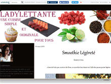 Tablet Screenshot of ladylettante.canalblog.com