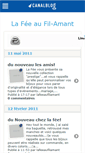 Mobile Screenshot of lafeeaufilamant.canalblog.com