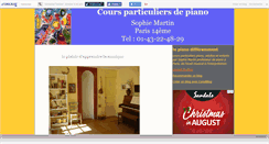 Desktop Screenshot of pianoautrement.canalblog.com