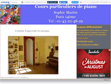 Tablet Screenshot of pianoautrement.canalblog.com