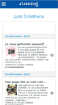 Mobile Screenshot of loiscreation.canalblog.com