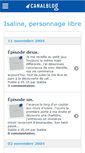 Mobile Screenshot of isaline.canalblog.com