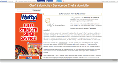 Desktop Screenshot of chefdomicile.canalblog.com