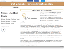 Tablet Screenshot of chefdomicile.canalblog.com