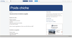 Desktop Screenshot of poidschiche.canalblog.com