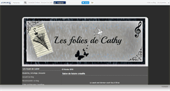 Desktop Screenshot of lesfoliesdecathy.canalblog.com