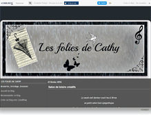 Tablet Screenshot of lesfoliesdecathy.canalblog.com